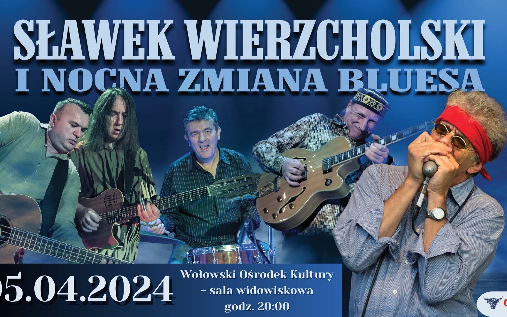 Koncert Sławka Wierzcholskiego i Nocnej Zmiany Bluesa w Wołowie /fot. WOK